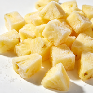 IQF frozen pineapple dices